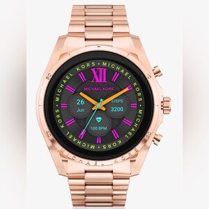 Michael Kors Pink Gold Smartwatch